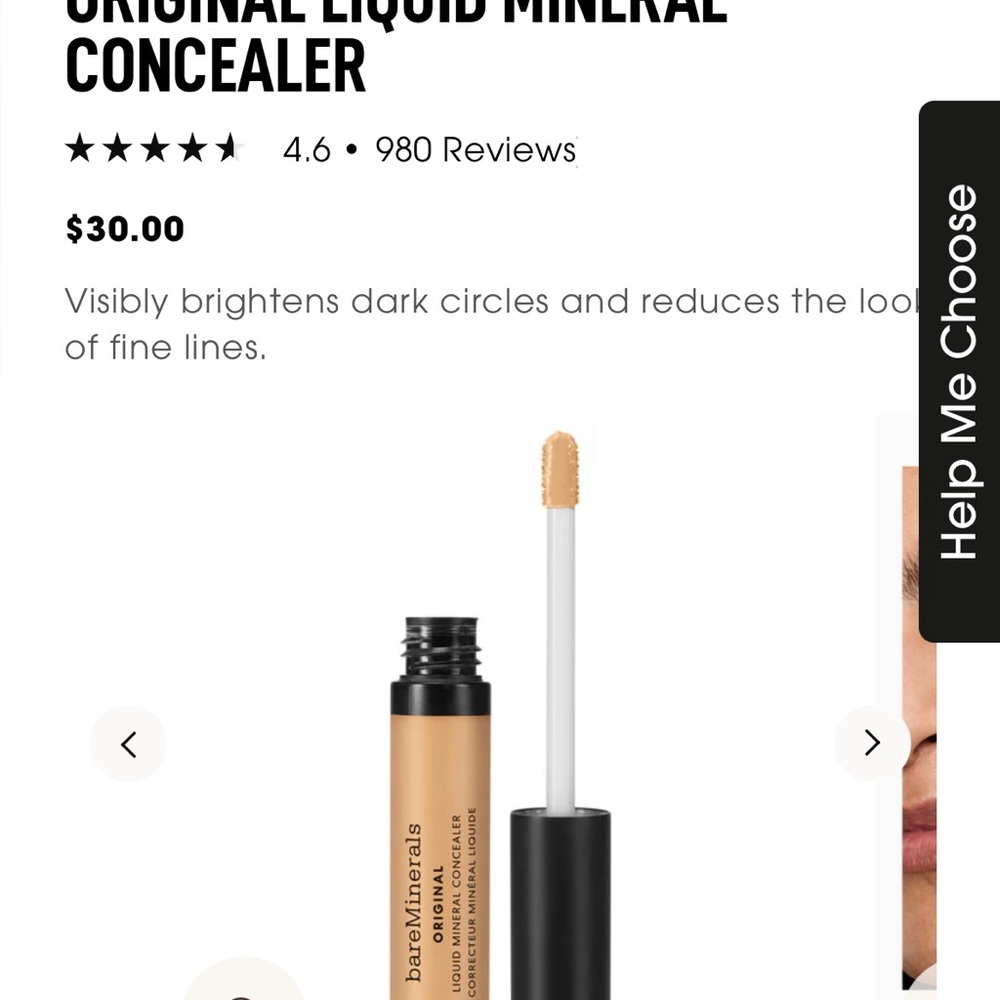 bareMinerals Liquid Mineral Concealer - med/tan 3.5 N